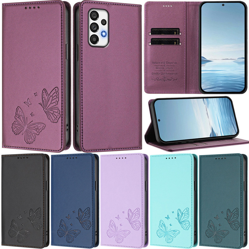 Caixa De Luxo Para Samsung Galaxy A52 A72 A53 A33 A73 A52s A22 5G A32 4G A12 M12 F12 A32 5G A22 4G Carteira De Livro Pad