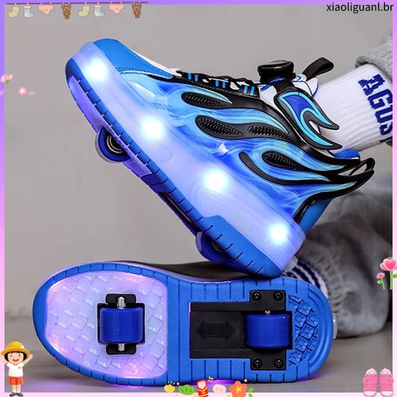 kit tênis infantil masculino tênis infantil masculino Runaway Shoes Meninos 2024 Novo Verão Crianças Patins Tênis Pati