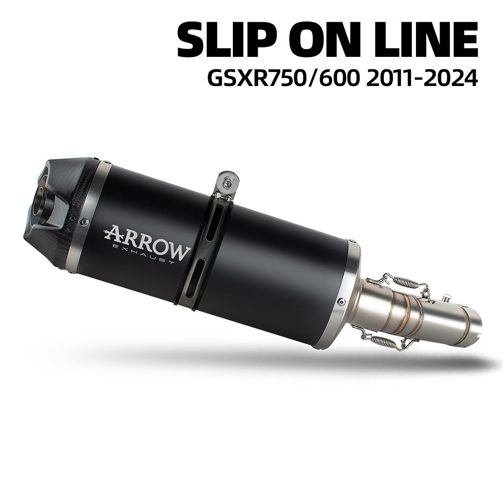 ARROW GSXR750 Escape Slip on Line muffer Com DB Killer Para Suzuki GSXR600 GSXS600 GSXR750 GSXS750 2011-2026 Tubo De Lig