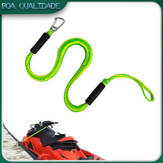 Verde Cordas elásticas de amarração para barcos jet skis cordas elásticas de amarração extensíveis absorção de impacto