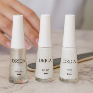 Kit 3 Esmaltes Drica Francesinha Branco Transparente Pérola  Unhas Perfeitas da Manicure em Oferta na Shopee