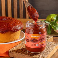 Goiabada Cremosa Zero Açucar Sem Gluten Doce Fit Saudável Flormel Vidro 210g Caseiro Receitas
