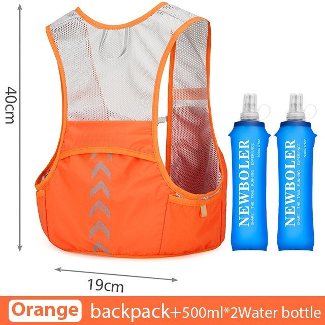  Bolsa De Hidratação Leve Para Bicicleta , Mochila Respirável Corrida , Maratona , Colete De