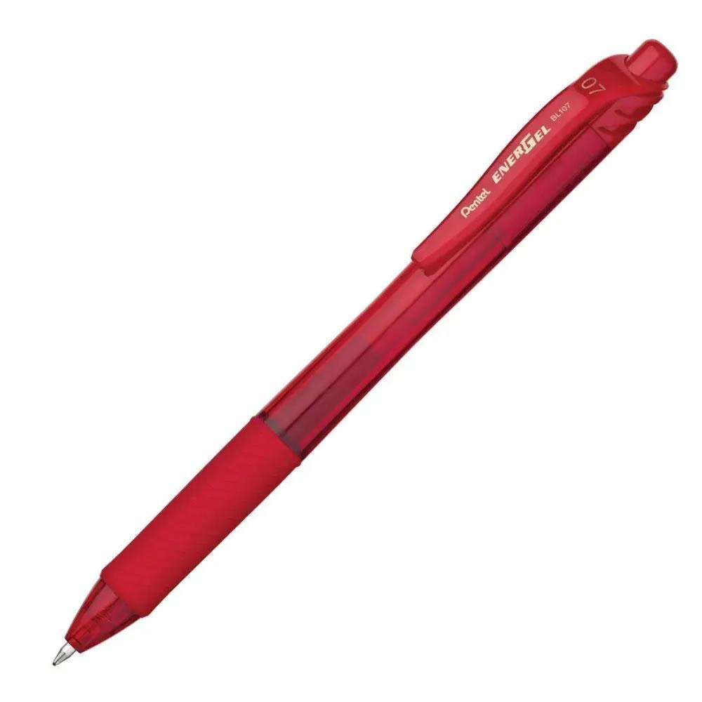 CANETA ENERGEL X RETRATIL 0,7MM VERMELHA - BL107-BN