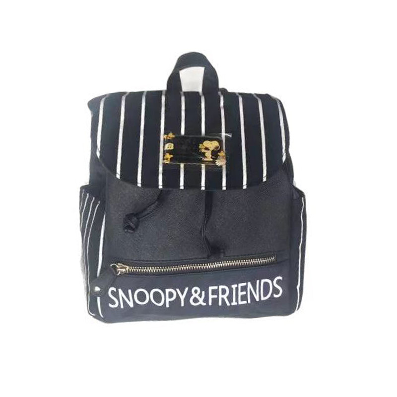Japão Snoopy Mochila Mochila Bonito Estudante Mochila Casual All-Match Bolsa de Viagem