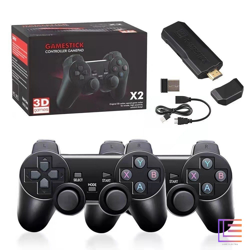 Videogame Stick 2-Console 4k GD10 64GB 37000 MIL Games 2 Controla Os Jogos Prontos Para Entregar Retrô PSP PS1 GBA