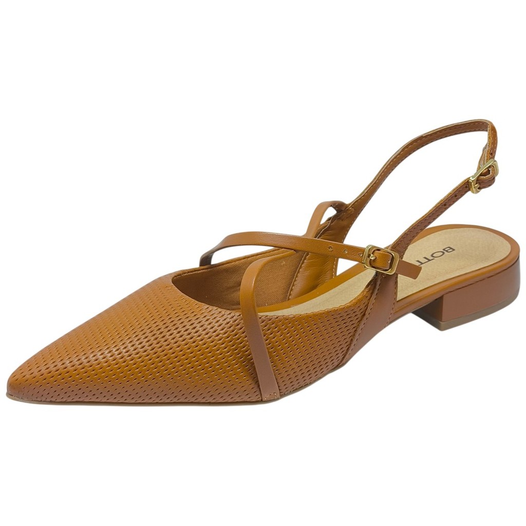 Sapato Feminino Slingback Confortavel Facil Calce Bottero