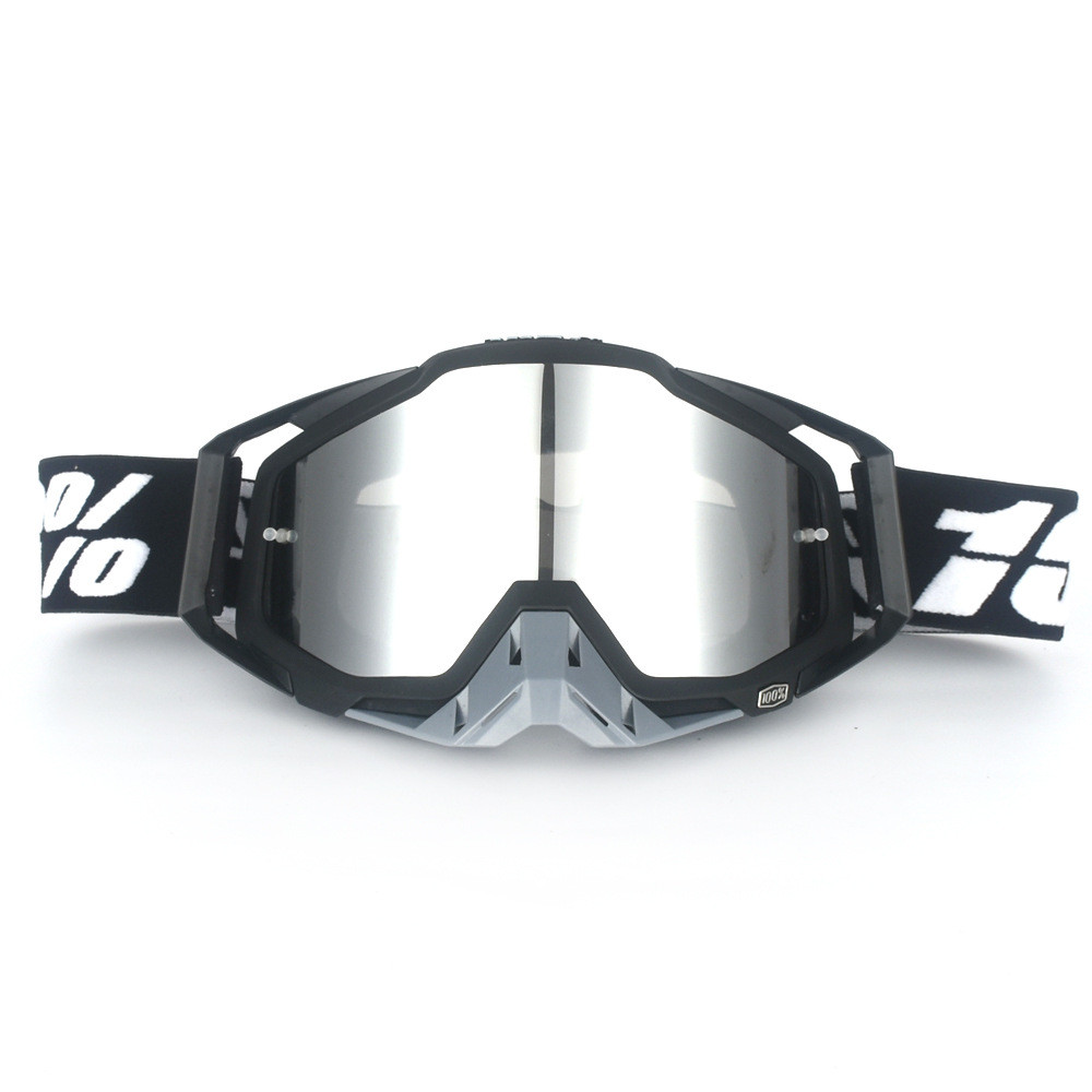 Óculos de motocicleta em estoque, óculos 100% para pilotagem, óculos para capacete de motocicleta off-road, óculos de es