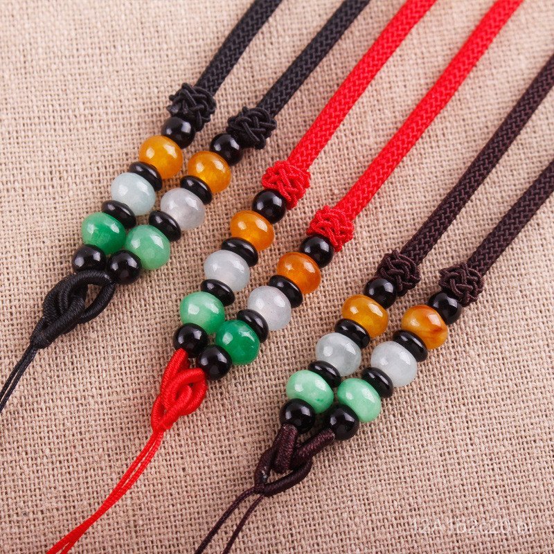 Cordão colorido para colar de contas de ábaco, cordão para pingentes de joias, âmbar, cera de abelha, jade e outros cola