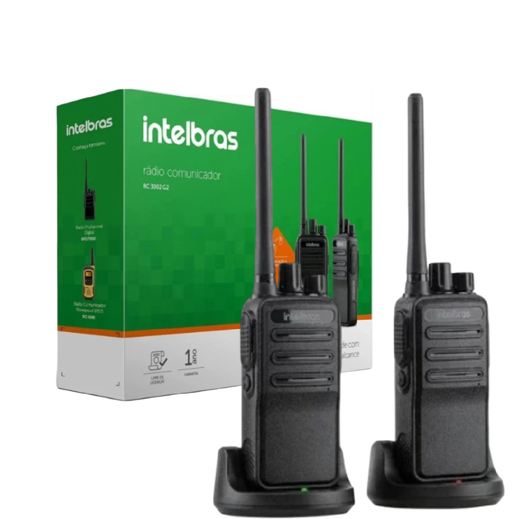 Radio Comunicador Rc 3002 G2 Par Intelbras