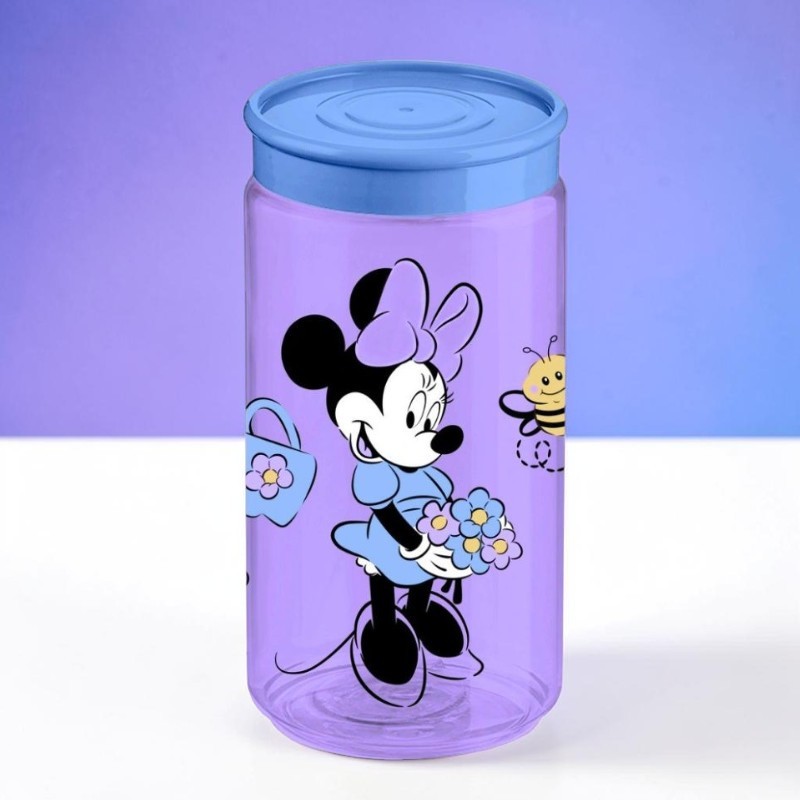Pote de Plástico Organizador - Minnie Mouse - Lilás - 350ml - 1 unidade - Disney Original - Rizzo