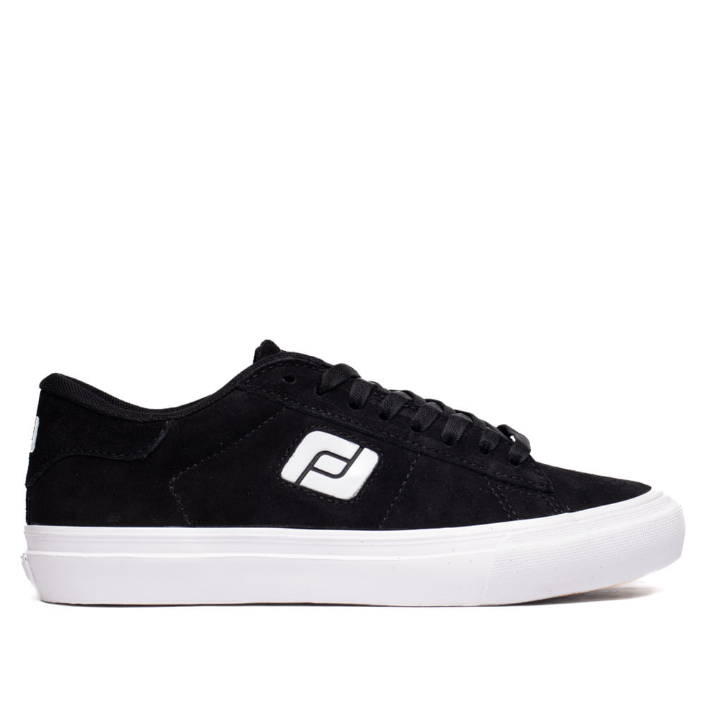 Tênis Masculino Freeday Jab Camurça Preto Solado Branco