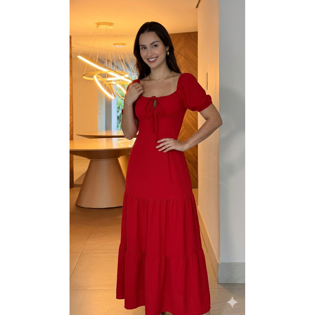 Vestido Alessandra - Vermelho