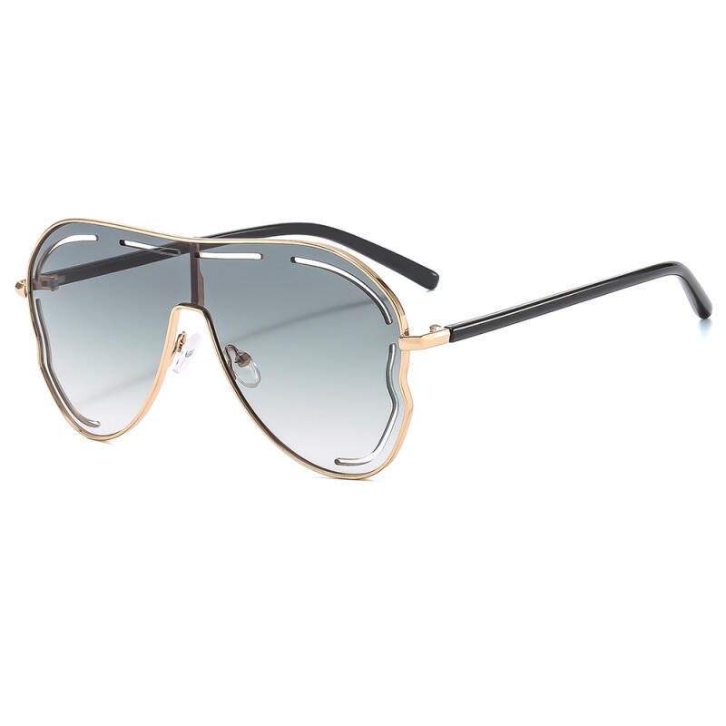 Óculos de Sol Clássicos para Homens e Mulheres, Óculos de Sol de Armação Grande, Óculos de Sol Estilo Spice Girl, UV400