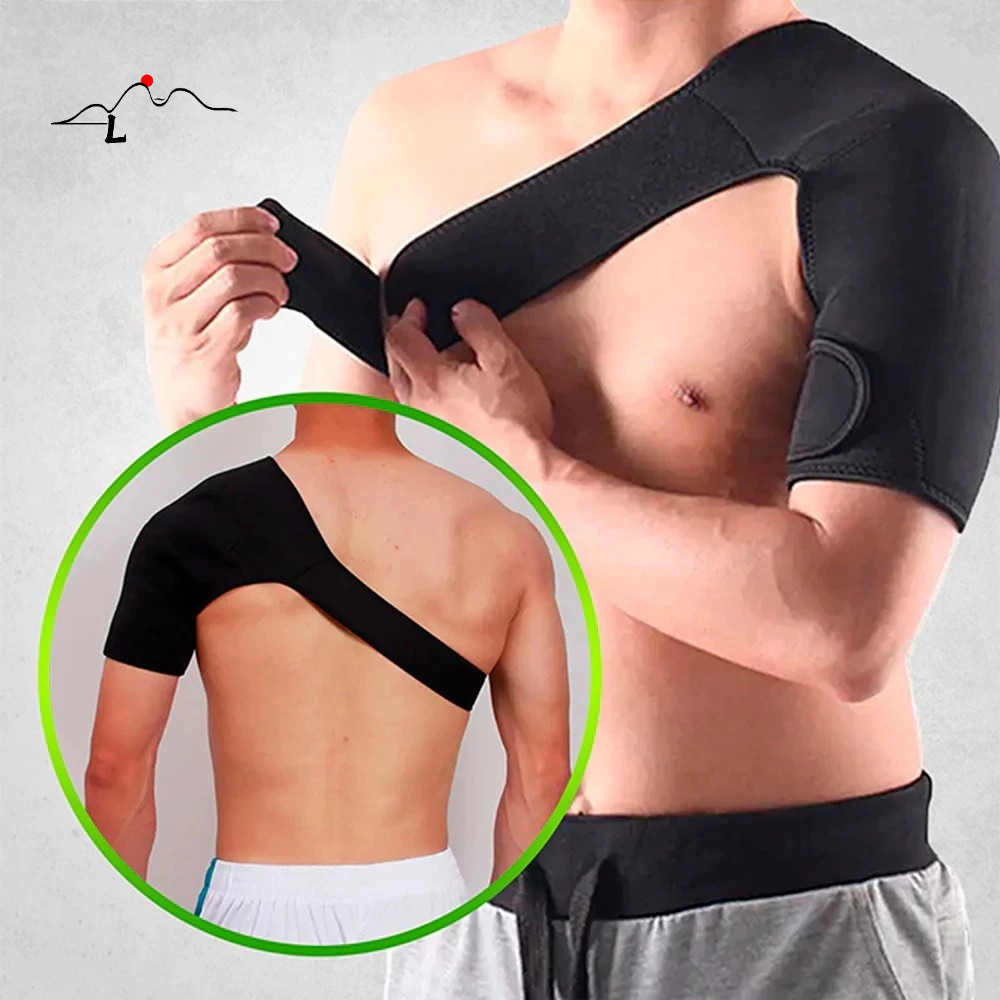 Suporte Ombreira Protetor Ombro e Clavícula Neoprene para Treino e Recuperação