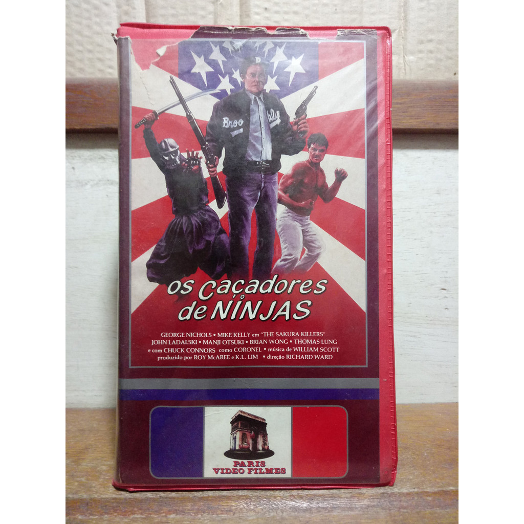 Vhs Os Caçadores De Ninjas - George Nichols - Chuck Connors