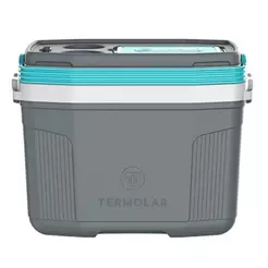 Caixa Térmica 20 Litros Termolar SUV, Cinza e Verde Litoral