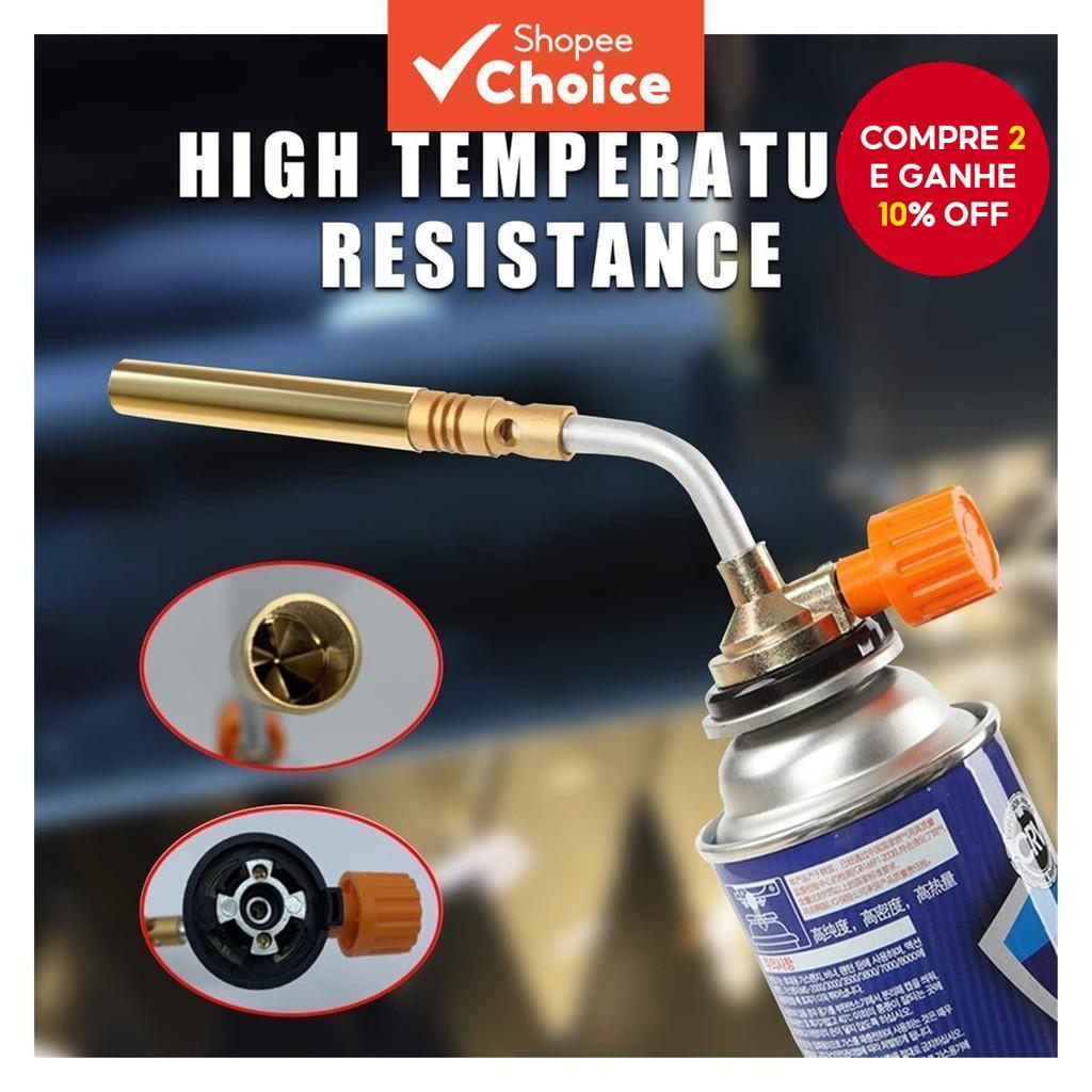 Imagem Tocha De Gás Butano Portátil Pistola De Chama De Soldagem De Alta Temperatura Para Solda E Churrasco