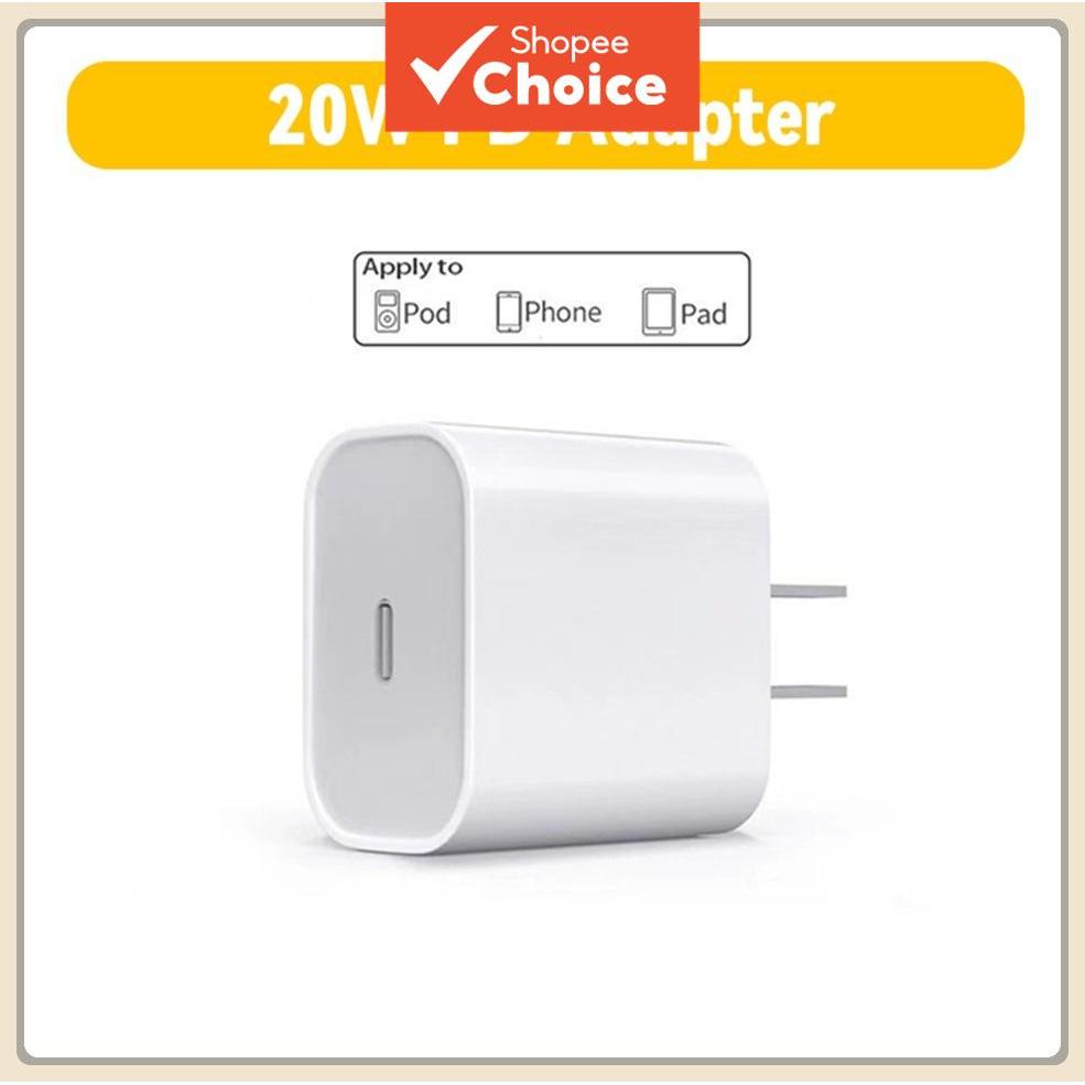 Carregador Tipo C Plug EUA 20W Carregamento Rápido 3.0 Adaptador de Parede Portátil Para iPhone 14 Pro Xiaomi Huawei