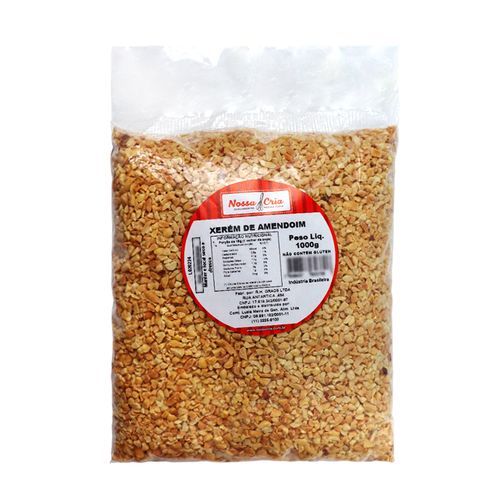 Xerem De Amendoim Triturado Farinha Granulada 1kg