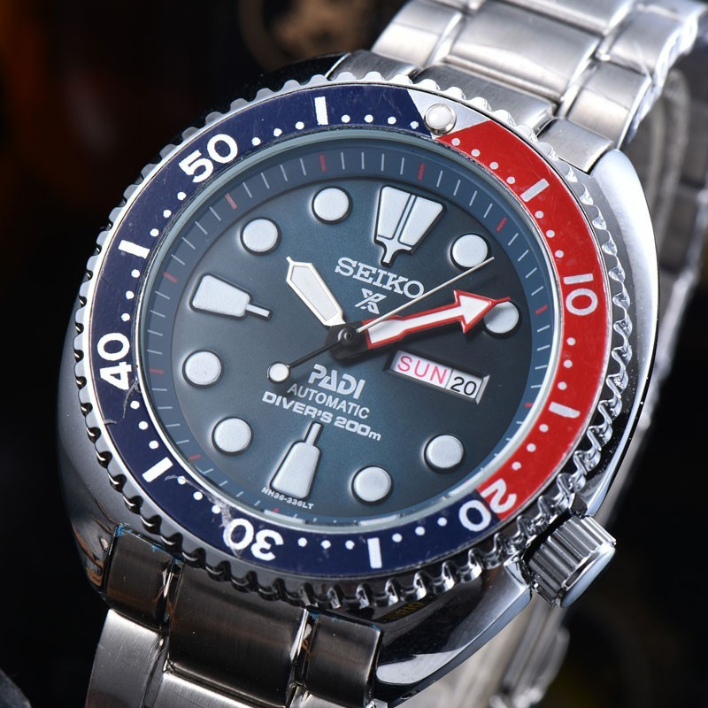 Relógio Masculino De Quartzo Seiko PADI Com Calendário Luminoso em Oferta na Shopee