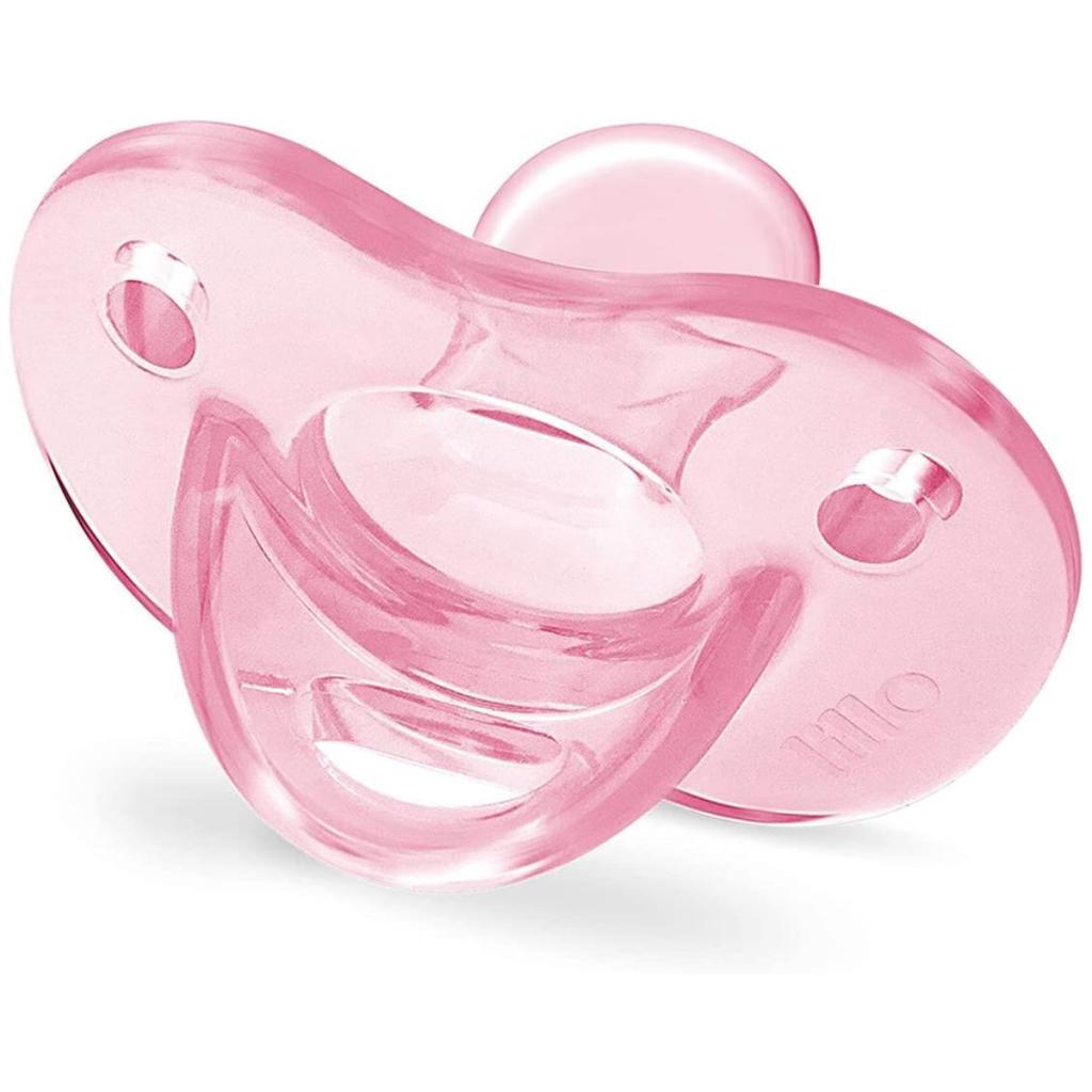 Chupeta Lillo Soft Calming Silicone Rosa Tamanho 1