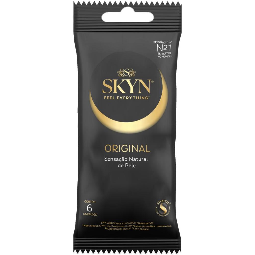 Preservativo SKYN 6 Unidades em Oferta na Shopee