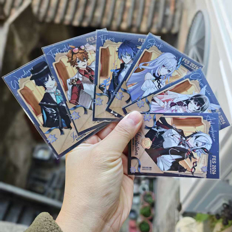 6 Pçs/Lote Decoração De Jogo Lomo Card Wanderer Eterno Senhor Da Sabedoria Arcane O Knave Kyryll Chudomirovich Flins Moo