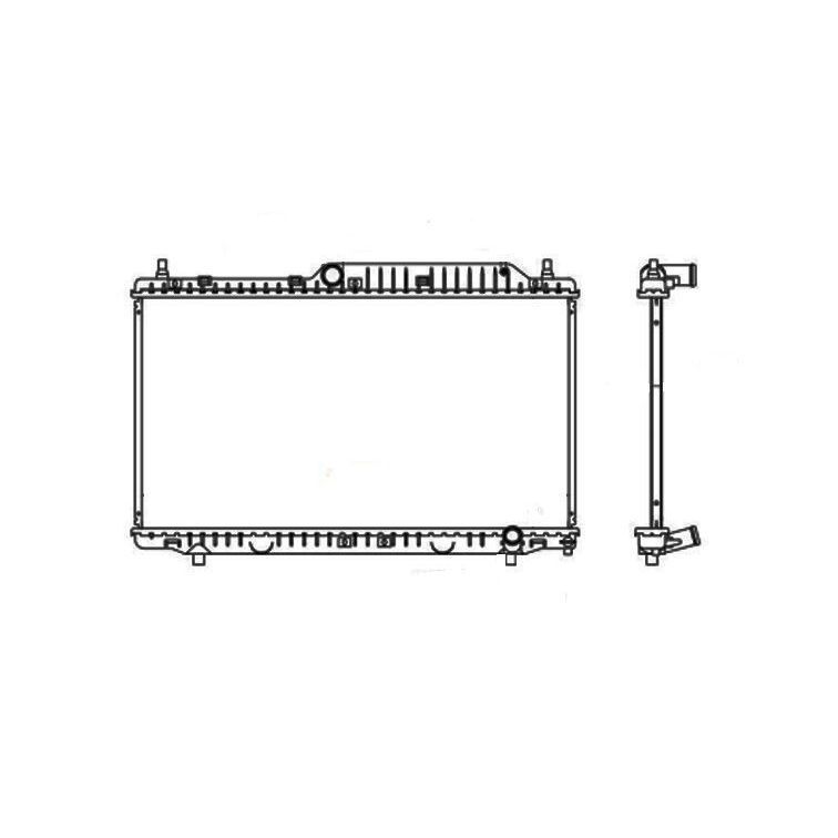 RADIADOR PARA CHERY CIELO 1.6 MANUAL AR 2010 A 2021 NT-20149.116 CD FILIAL CAMPINAS