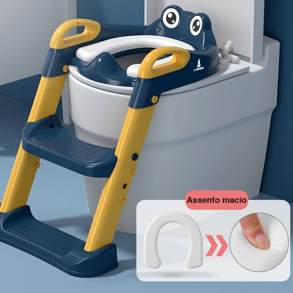 Assento Redutor Infantil com Escadinha para Vaso Sanitário – Segurança e Conforto no Desfralde