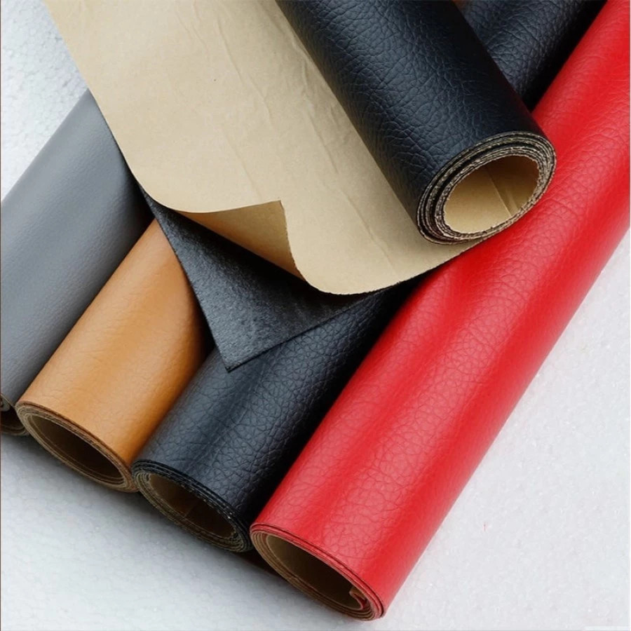 50cmx150cm Branco e Preto Adesivo Autoadesivo de Couro, Impermeável, Fácil Limpeza, para Sofá, Banco de Moto e Carro