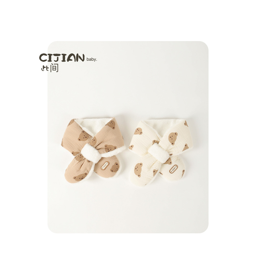 Bebê cachecol outono inverno bebê engrossado colarinho capa menino bebê menina cachecol quente crianças ao ar livre esti