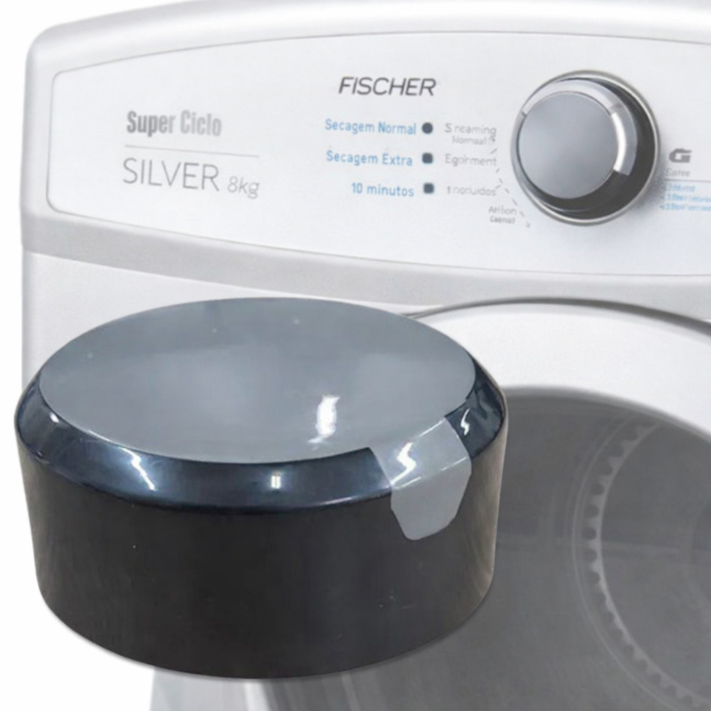 Manipulo Botão Secadora Roupas Fischer 8kg Super Ciclo Cinza
