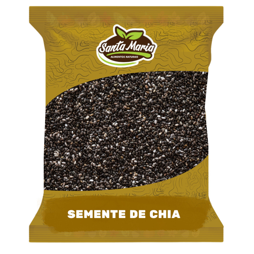 Semente de Chia 1 kg - Santa Maria Alimentos