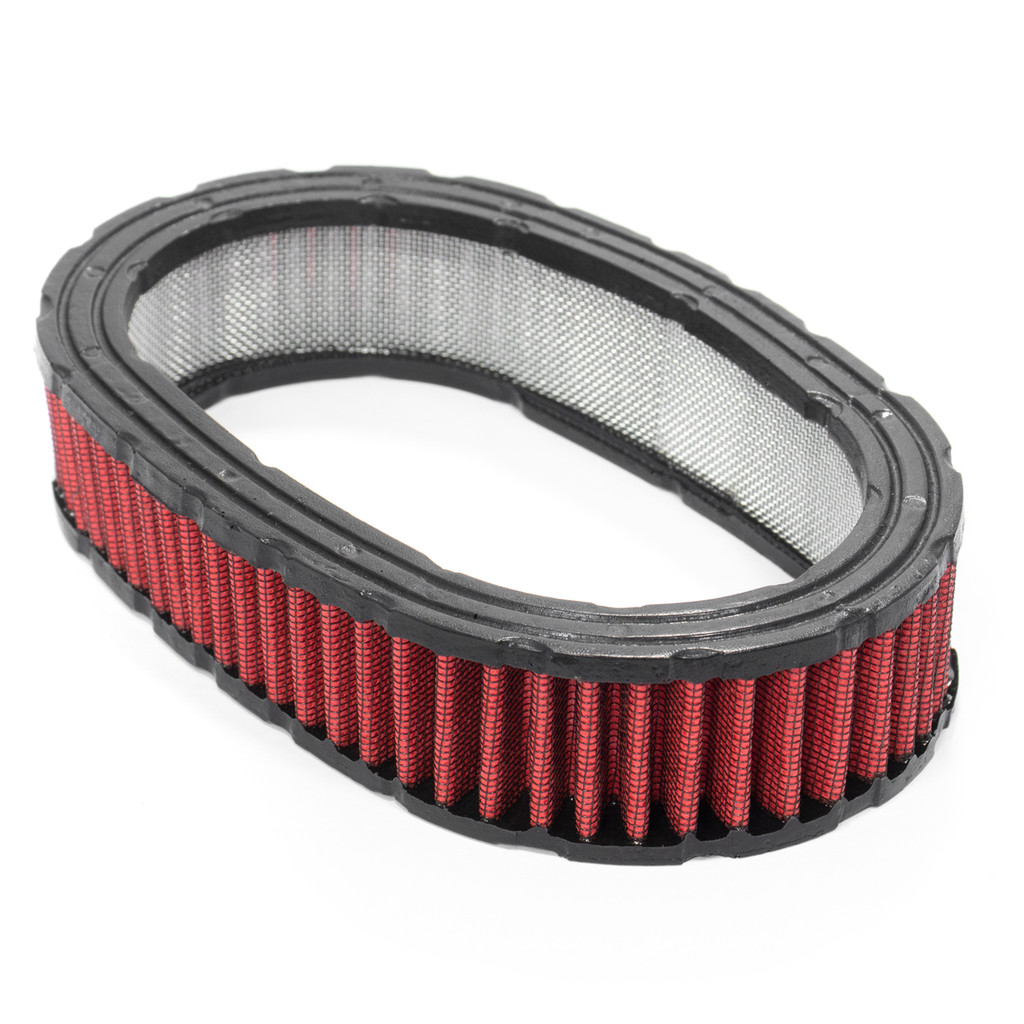 Elemento Filtrante Esportivo Base Carburador Universal Oval