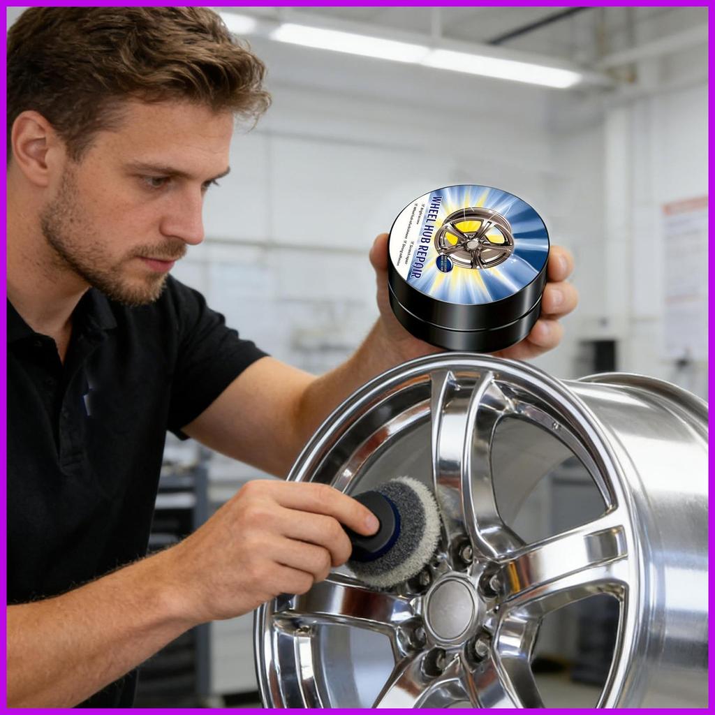 Kit De Reparo De Roda 50ML Bálsamo De Restauração Com Esponja Pintura De Aro De Carro Para Pneu Exterior Cuidados Redemo
