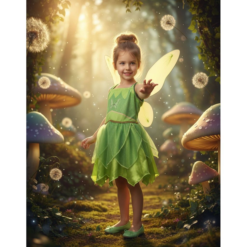 Fantasia Encantada Fada Sininho Fadinha Tinker Bell Infantil Contos Dia do Livro