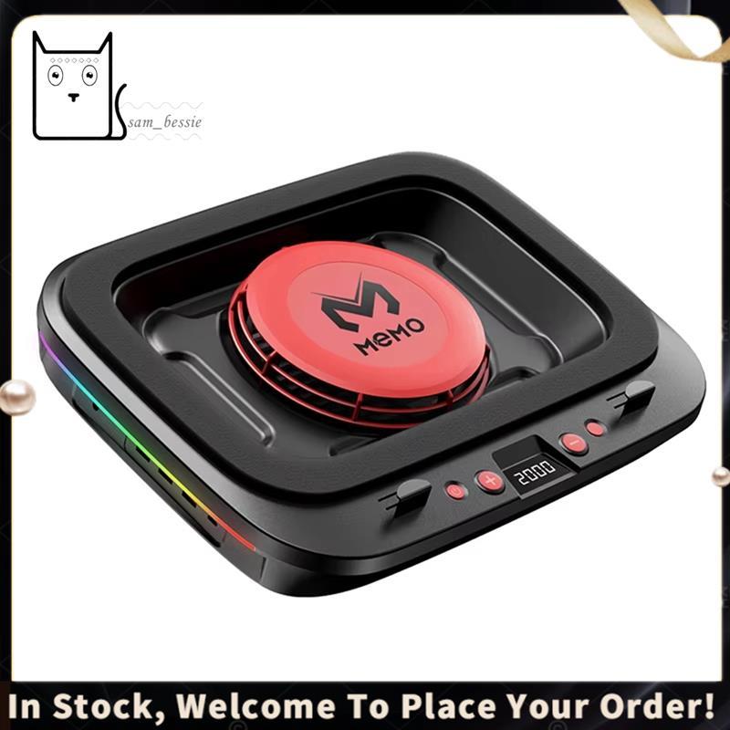 Memo FL08 Almofada Refrigeradora Para Laptop , Suporte De Resfriamento De Vento Forte , Base De , Poderoso Ventilador , 