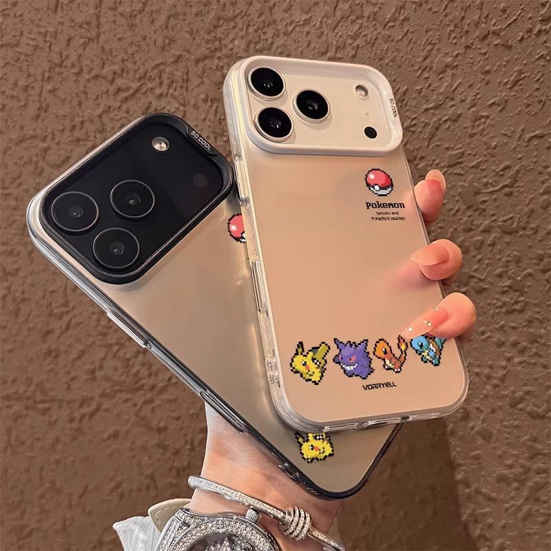 Capa iPhone Antichoque Pokémon Poké Ball para iPhone 17 16 Pro Max 15 14 13 Mini 12 11 X XR XS 8 7
