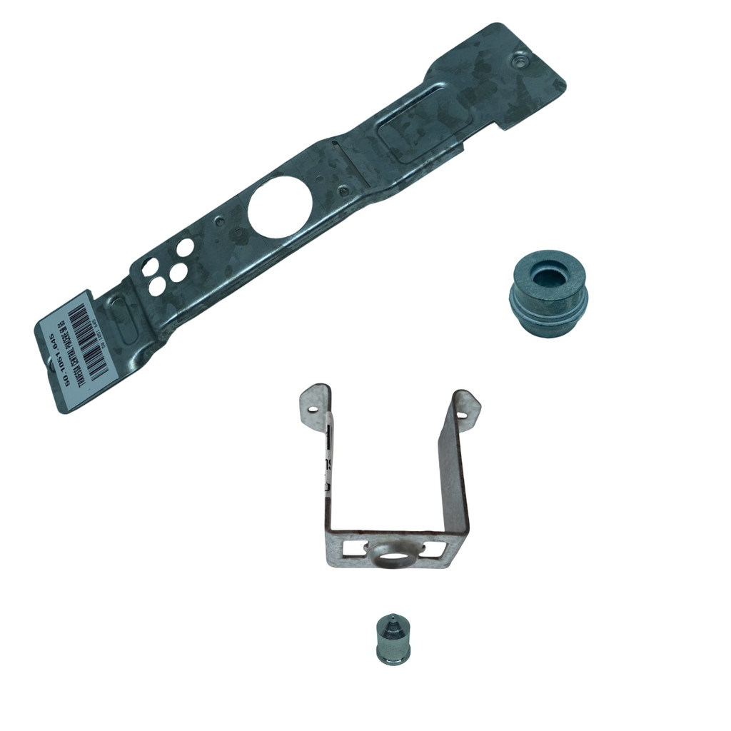 Kit Travessa com Suporte Injetor 0,95mm e Venturi do Queimador Central Tripla Chama Fogão Mueller