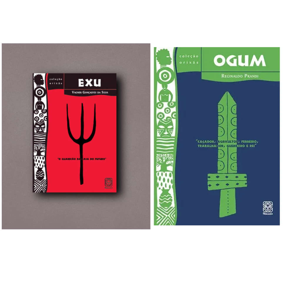 Kit 2 livros Ogum e Exu coleção orixás