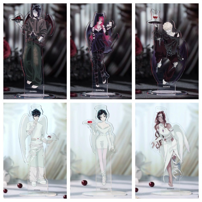 ALIEN STAGE Artigos De Decoração Anjos Demônios Placa De Mesa IVAN Até Standee Mizi Sua Coleção Ornamento Luka Hyuna Acr