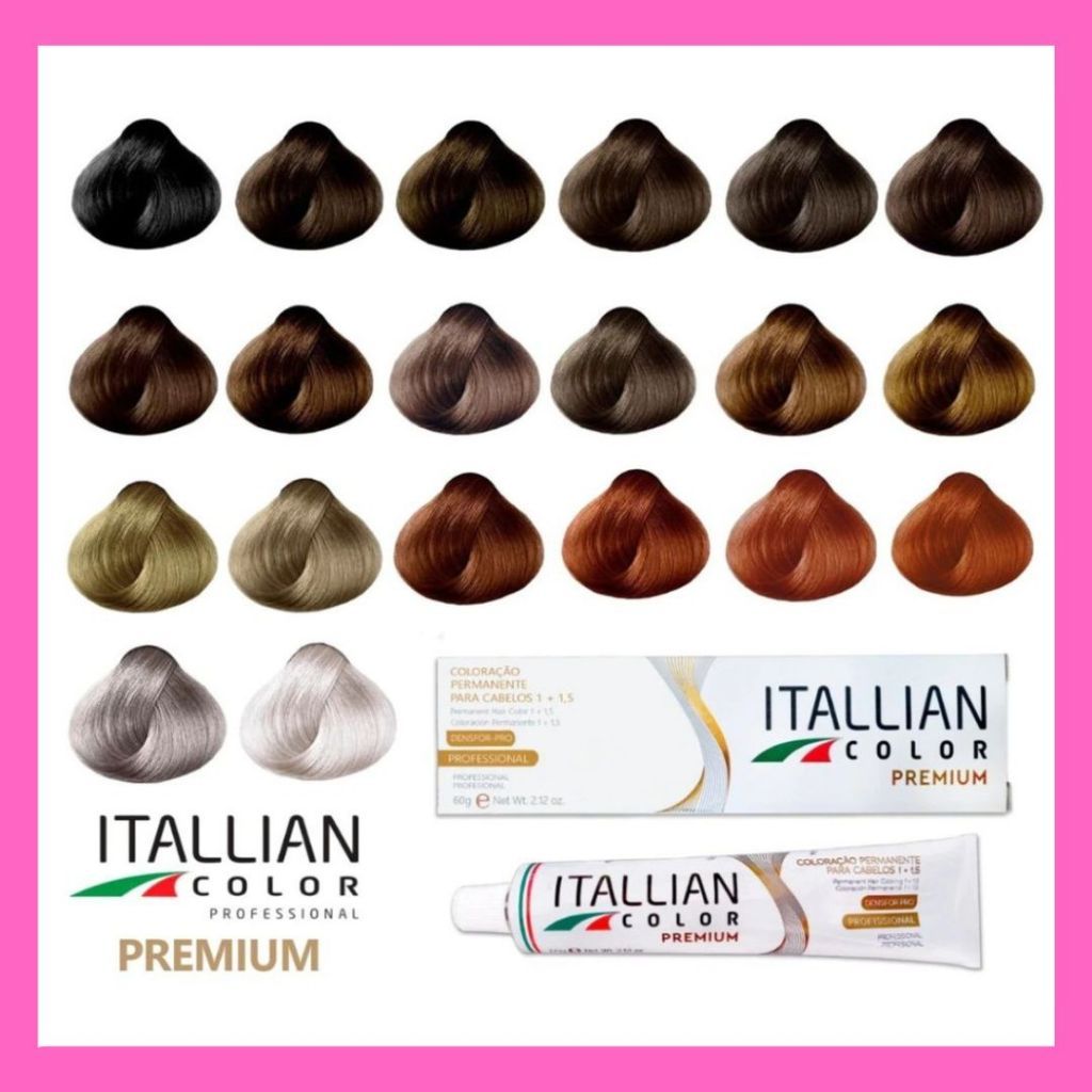 Coloração Capilar Itallian Color | Escolha A Cor em Oferta na Shopee
