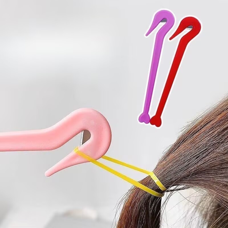 Kit 3 Unidades Removedor de cabelo cortador de elástico descartável não danifica o cabelo em Oferta na Shopee