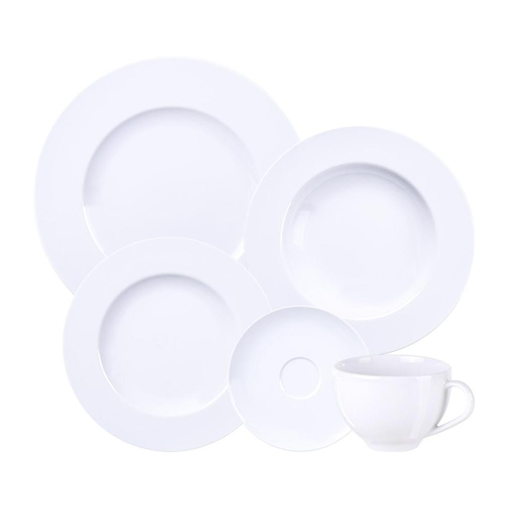 Jogo de Jantar Maria Augusta em Porcelana 20 Peças Tramontina