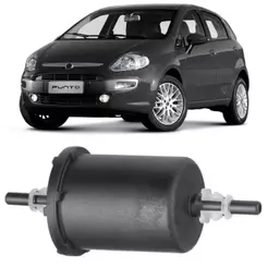Filtro Combustível Fiat Punto 1.4 1.6 1.8 2007 a 2017 Tecfil