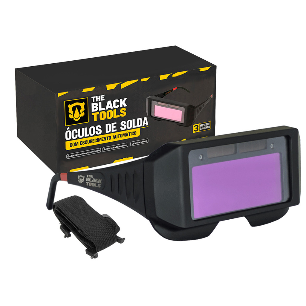 Óculos De Solda P/ Soldador C/ Escurecimento Automático The Black Tools