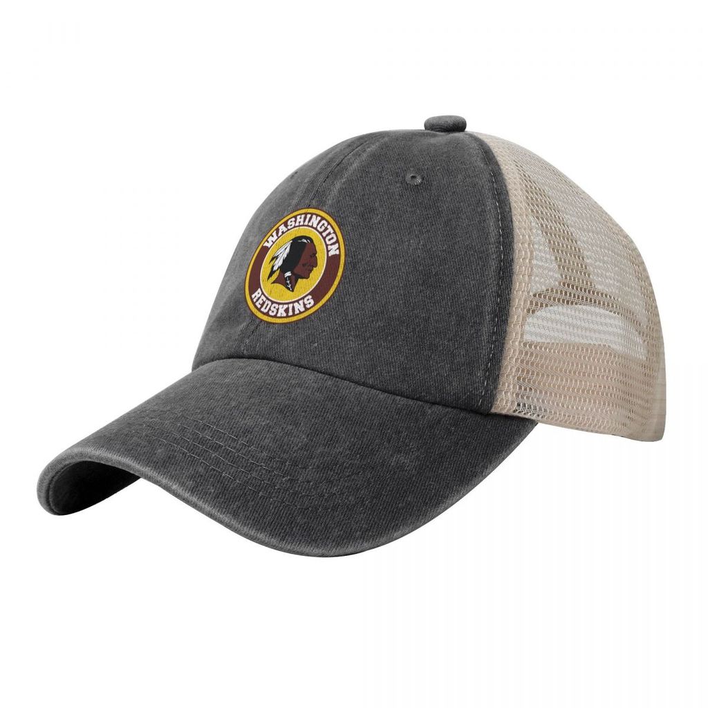 Boné De Beisebol De Malha De Cowboy Ajustável NFL Washington Redskins Para Esportes Ao Ar Livre-Secagem Rápida E Proteçã