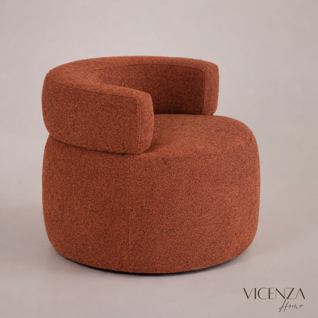Poltrona Orgânica Decorativa Castelli Tecido Boucle Opera
