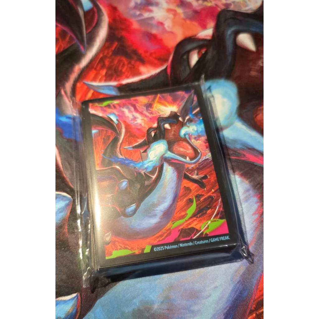 Pokémon Sleeves/Shields  Mega Charizard X EX ME02 Megaevolução - Fogo Fantasmagórico